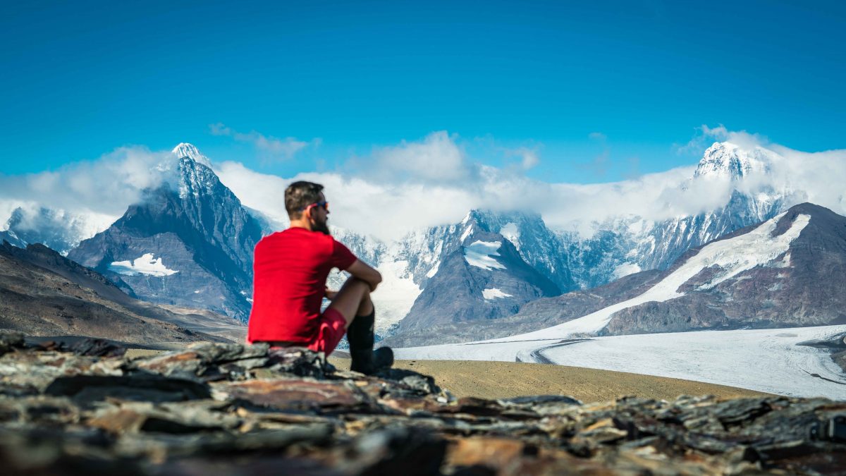 Florian Astor in the mountains