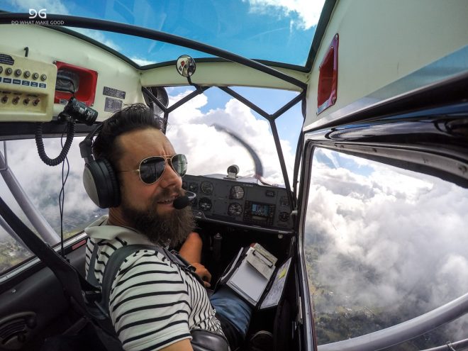 Up in the air